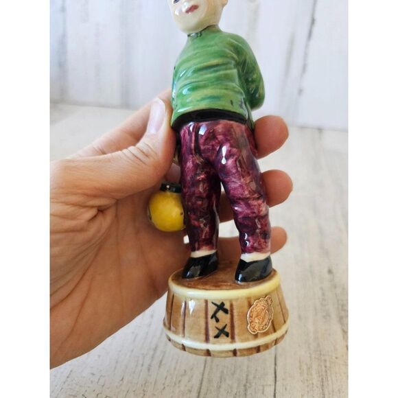 Gort vintage boy CL4820F-Lin Chinese Japanese lantern green figurine statue - Picture 7 of 9